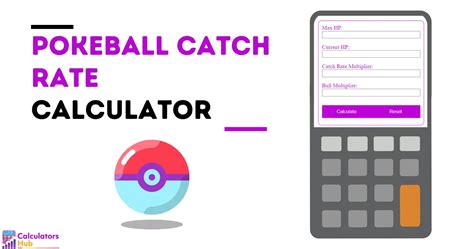 Pokeball catch rate calculator .